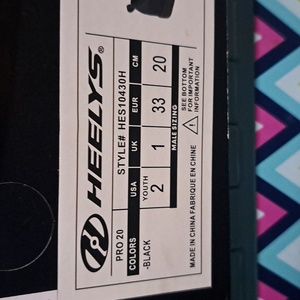 Boys size 2 Heelys